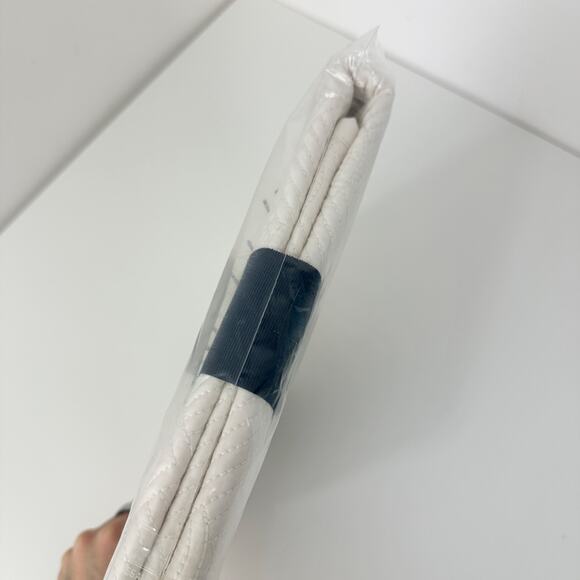 Ralph Lauren Park Row Elysia Euro Pillow Sham Chic Cream Cotton $300 NEW NWT - Picture 10 of 10